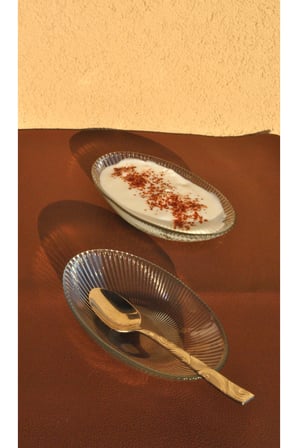 2 Adet Cam Sunum Mini Kayık Tabak Meze Tabağı 15 Cm Çerez Kasesi
