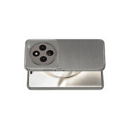 Tecno Spark 30 Kılıf Auto Focus Karbon Kapak - Gri