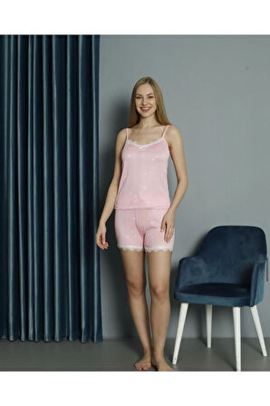 'IŞILAY ' Şortlu ip askılı takım