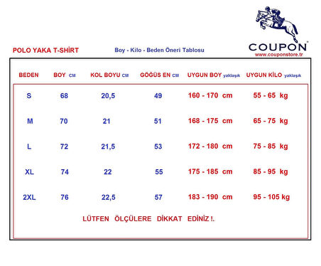 Polo Yaka Tshirt - Beyaz/Kırmızı