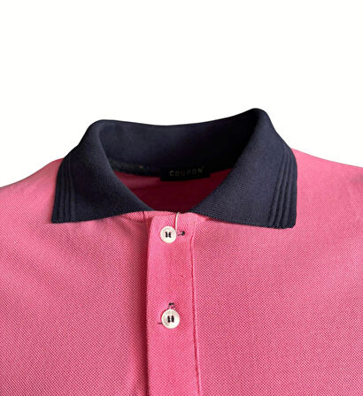 Polo Yaka Tshirt - Pembe