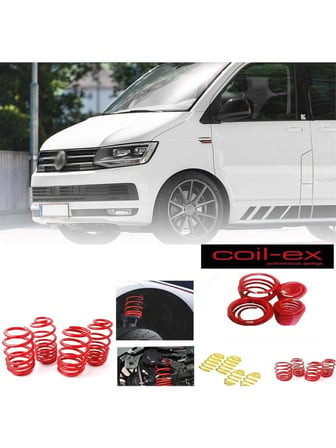 vw transporter t6 coil-ex 3.cm ön arka spor yay