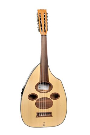 Saz Af1cg-eQ Arap Flat Elektro Ud Kestane Gitar Burgulu EQ