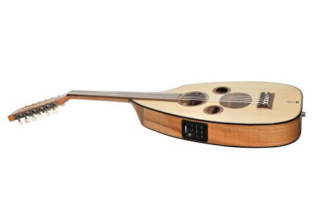 Saz Af1cg-eQ Arap Flat Elektro Ud Kestane Gitar Burgulu EQ