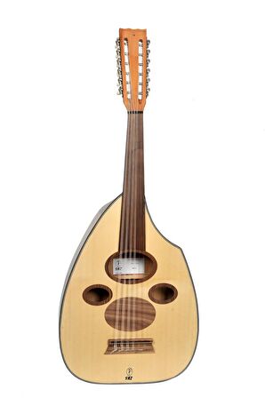 Saz Af1-cg Arap Flat Elektro Ud Kestane Gitar Burgulu