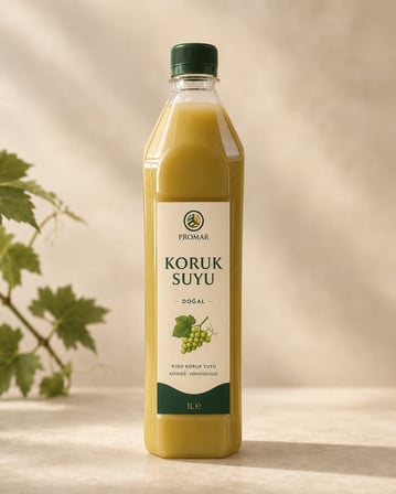 PROMAR Ekşi Koruk Suyu 5 lt (100% Doğal)