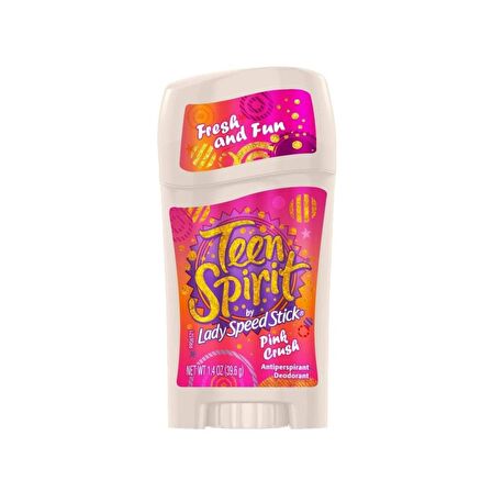 Teen Spirit Pink Crush Stick Deodorant 40Gr