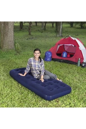 Tek Kişilik Şişme Kamp Yatak Bestway Pavillo 67000  (185 x 76 x 22)  Cm Pompa Hediyeli