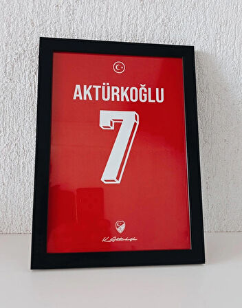 30x42 cm Kerem Aktürkoğlu Forma Tasarımlı Poster Çerçeveli Tablo 1 Mm Şeffaf Pvc Korumalı