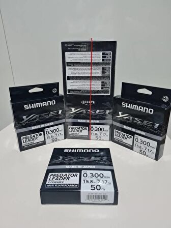 Shimano Yasei Predator Fluorocarbon (Şok Leader) 50m 0,40mm 11,93kg