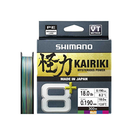Shimano Kairiki 8+ 300M 0.16Mm 9.8Kg Multi C.