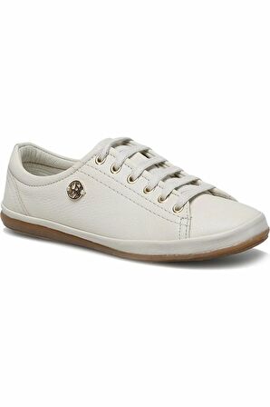 U.S. Polo Assn. JOJO Hakiki Deri Kadın Sneaker Yürüyüş Günlük Ayakkabı Bej