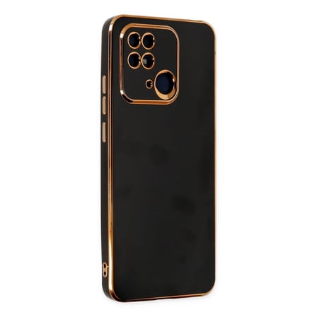 Xiaomi Redmi 10C Kılıf Volet Silikon - Siyah