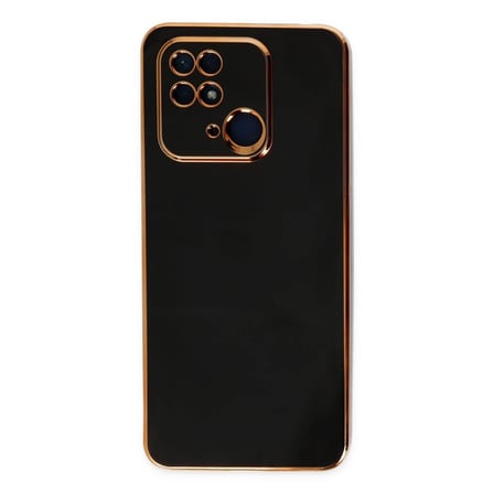 Xiaomi Redmi 10C Kılıf Volet Silikon - Siyah