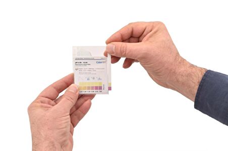 Colorkim Ph 4,5-10 Ölçer Test Kağıtları + Turnisol Ph Test Kiti Çubukları Kutu Içerisinde Ölçüm Çubuğu 100'lü Colorkim