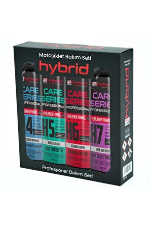 Hybrid Profesyonel Motosiklet Bakım Seti 4 LÜ