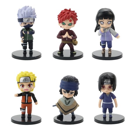 Naruto Anime 12 adet Shippuden Hinata Sasuke Itachi Kakashi Gaara Jiraiya Sakura Figür set