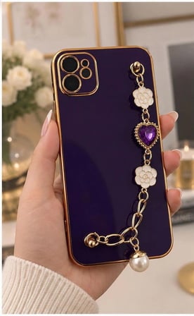 IPHONE 11 UYUMLU MOR ELDEN TUTMALI SLİKON KILIF