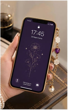IPHONE 11 UYUMLU MOR ELDEN TUTMALI SLİKON KILIF