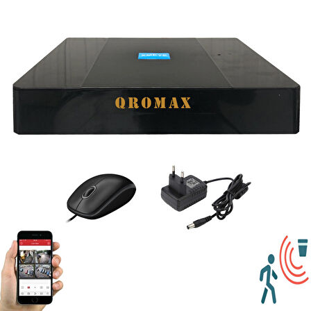 2 Kameralı Set - Hareket Algilayan 1080P Gece Görüşlü 5MP Sony Lens Güvenlik Kamerasi Seti 7808