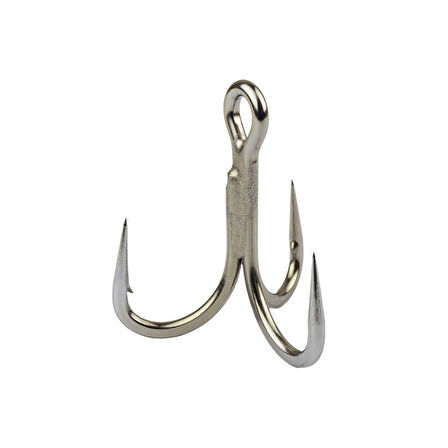 Mustad Jaw Lok 5x Strong Üçlü Olta İğnesi JL75NP Standart-NO:4-0 - 5LI