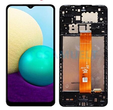 Samsung Galaxy Servis Orijinali A02 Çıtalı Ekran Dokunmatik