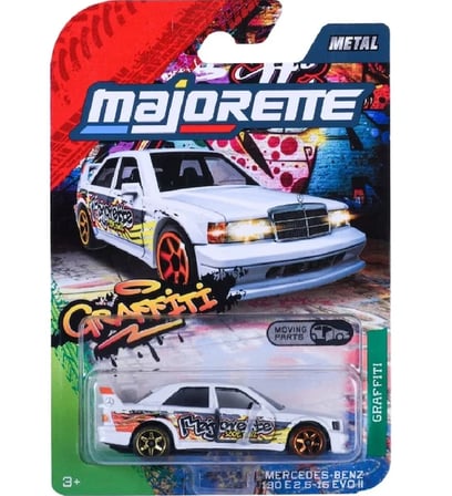Majorette Graffiti Limited Edition Araç Mercedes-Benz 190E 2.5-1