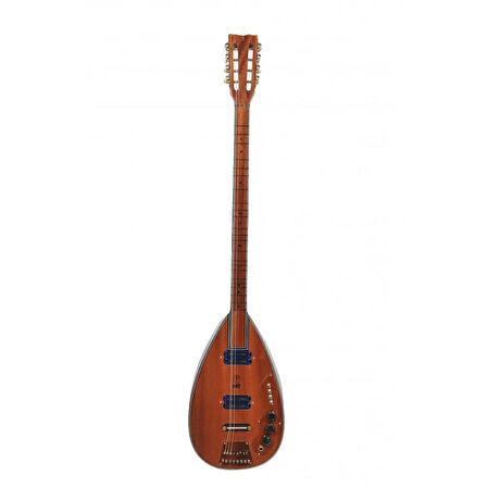 Saz Nk22-g4t Flat Elektro Saz Maun Gitar Burgulu 8telli-4sıra