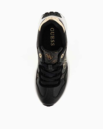 Guess Kadın Siyah Luckeı 4G Logolu Sneaker