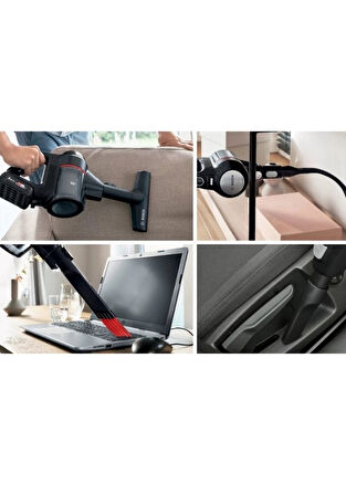 BCS712XXL Çift Bataryalı Şarjlı Süpürge