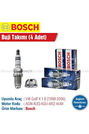 Volkswagen Golf 4 1.8 Uyumlu Buji Takımı 1998 1999 2000 2001 2002 2003 2004 2005 2006