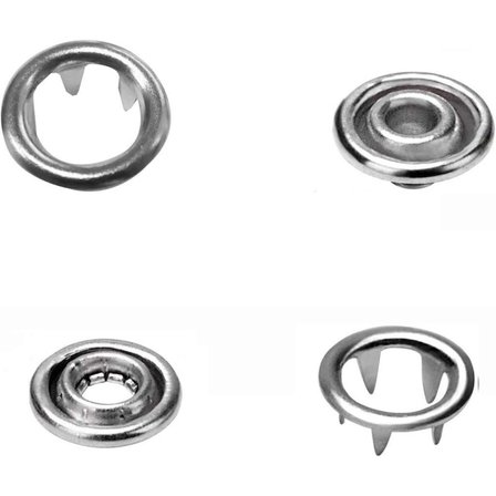 11 mm Metal Çıtçıt Düğme Seti | 25 Takım Çıtçıt + Metal Pense El Aleti