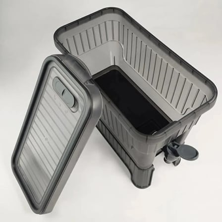 Musluklu Su ve Meşrubat Sebili Buzdolabı Uyumlu Kapaklı İçecek Dispenseri 29x15x17 cm