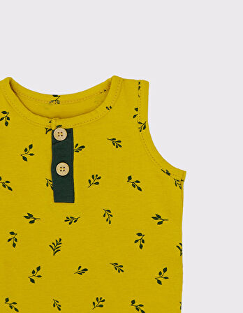 Bebek Doğal Baskılı Şort ve Tişort Takım