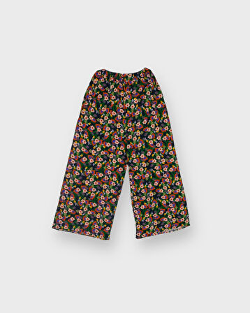 Geniş Paça Yüksek Bel Elastik Bel Pantolon