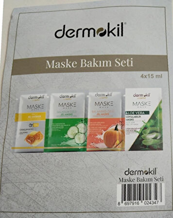 DERMOKİL Soyulabilir Yüz Maskesi 4lü Set