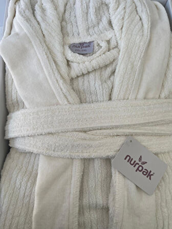 NURPAK %100 PAMUK TEK BORNOZ