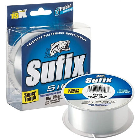Sufix Siege Monoflament Olta Misinası 300mt Clear-0,35 mm
