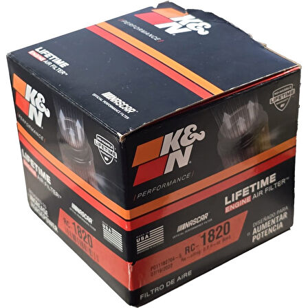 K&N RC-1820 Universal Clamp-On Performans hava filtresi