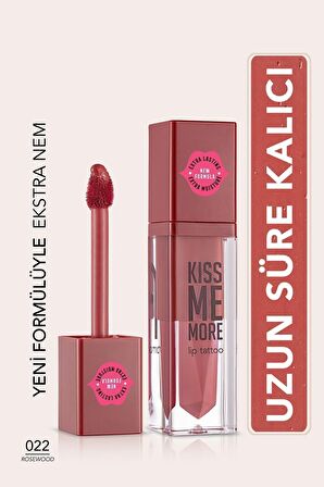 Flormar Uzun Süre Kalıcı Mat Ruj - Kiss Me More-022 Rosewood-8682536040891