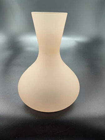 AVİZE LAMBA CAMI.SOMON RENKTE(Alt çapı:8.00cm-h:18.00cm)