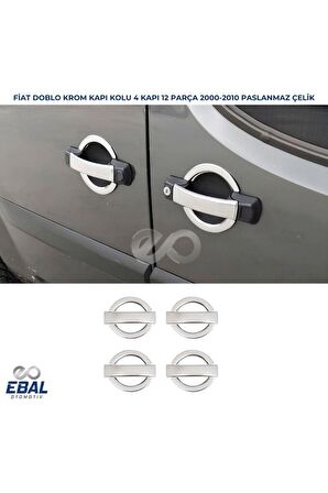 Fiat Doblo Krom Kapı Kolu 4 kapı 2000-2010 P. Çelik
