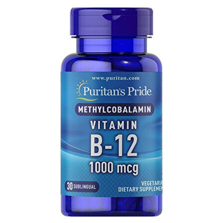 Puritan's Pride Vitamin B12 1000 Mcg 30 Tablet - AROMASIZ