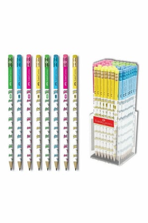 Faber Crown 2b Silgili Yuvarlak Kurşun Kalem 12 Adet