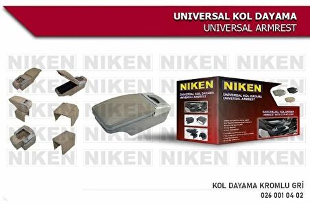 Kol Dayama-kolçak Bardaklı tip Gri tüm modellere uyumlu