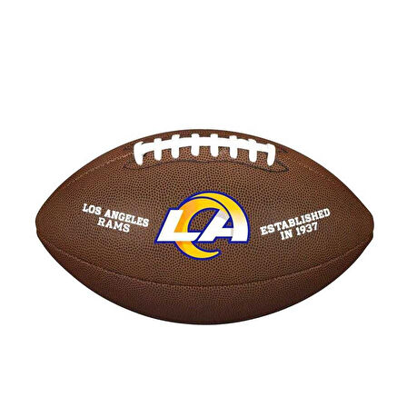 Wilson NFL Team Logo Composite LA Rams Amerikan Futbol Topu WTF1748XBLA