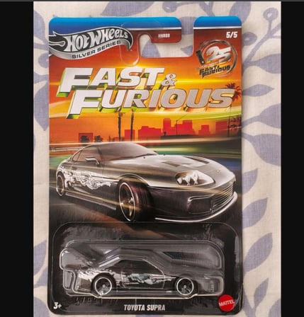 Hot Wheels Siver Series Fast&furious 5'li Set Supra,eciples,honda Civic,mazda Ve Dodge