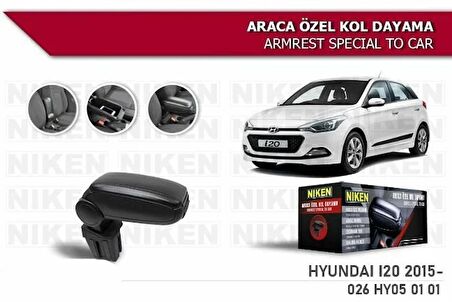 Hyundai i20 Araca Özel Kol Dayama Kolçak 2015 ve sonrası Niken