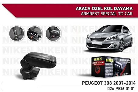 Peugeot 308 Araca Özel Kol Dayama Kolçak 2008-2013 arası Niken