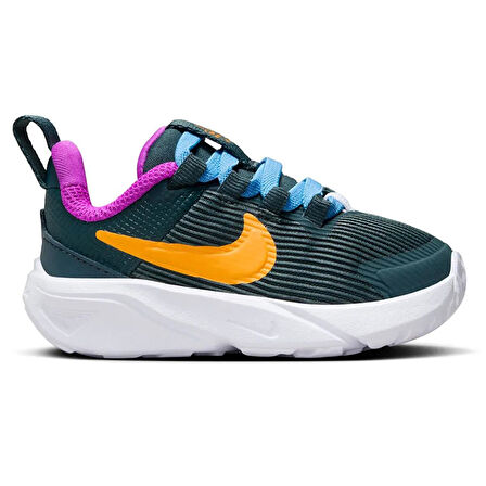 Nike Star Runner 4 NN (TD) Deep Jungle Running Elastik Bağcıklı Çocuk Yürüyüş Koşu Ayakkabısı Yeşil